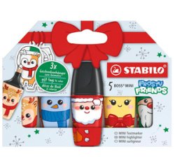 Surligneur BOSS MINI Frosty Friends, étui de 5