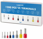 LogiLink Set d'embouts de câblage, 1.200 pièces