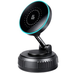 Support magnétique de smartphone pour voiture, noir