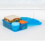 LUNCHBOX Bento Lunch Box, 1.65 liter, assorted