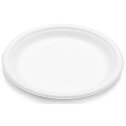 Assiette en canne à sucre Bordofino - Lot de 50