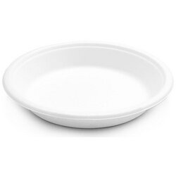 Assiette en canne à sucre Bordofino - Lot de 50