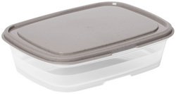 Boîte de conservation rectangulaire en verre avec couvercle Ibili