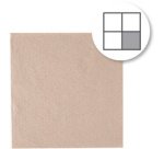 Serviette de table nature, 240 x 240 mm