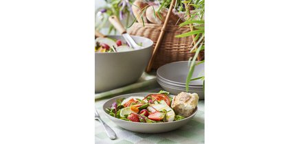 Assiette grand BIO, diamètre: 235 mm, gris