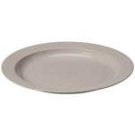 Assiette plate BIO, diamètre: 250 mm, gris