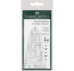 FABER-CASTELL Parabole, transparent, plastique