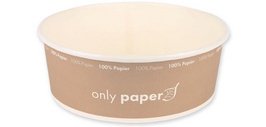 Bol à salade en papier Only Paper, rond