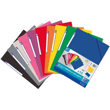 Chemise à élastique Top File+, pack de 10, standard