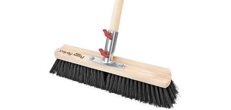 Balai de salle 'Tiger', manche en bois, 600 mm