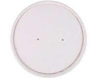 Couvercle pour tasse à soupe Only Paper, blanc