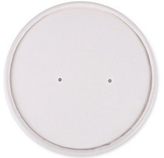 Couvercle pour tasse à soupe Only Paper, blanc