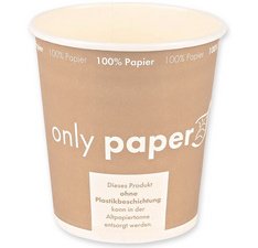 Tasse à soupe Only Paper, rond, 450 ml, marron