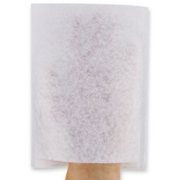 Gant de toilette Light, non-tissé molletonné, blanc