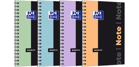 Etudiants Cahier à spirale NOTEBOOK Pastel, B5, seyès