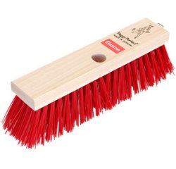 LEO MAIER Balai de rue, en bois, largeur: 300 mm