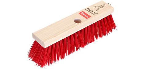 LEO MAIER Balai de rue, en bois, largeur: 300 mm