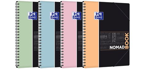 Students Notebook NOMADBOOK Pastel, A4+, Seyès