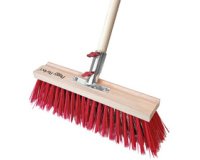 Balai de rue 'Tiger', manche en bois, 600 mm