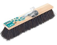 Balai de rue 'LessCO2', en bois, 400 mm