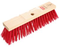 Balai de rue, en bois, largeur: 400 mm