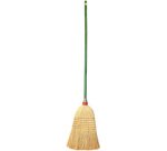 Balai paille de riz, manche en bois, 6 fils