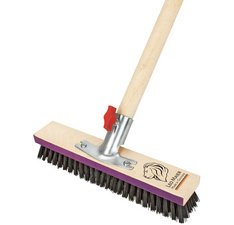 Borstel Peggy Perfect met houten steel breedte 290 mm