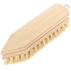 Brosse à récurer extra dure, bois naturel