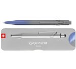 Stylo à bille rétractable 849 Bleu Orage