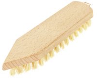 Brosse à récurer, bois naturel, pointu