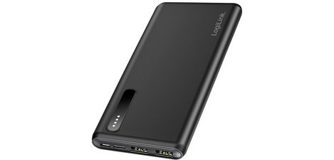 Powerbank, 8.000 mAh, 2 USB-A, noir