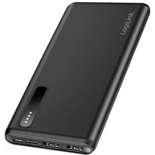Powerbank, 8.000 mAh, 2 USB-A, noir