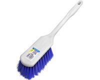 Brosse pour jante, plastique, bleu/blanc