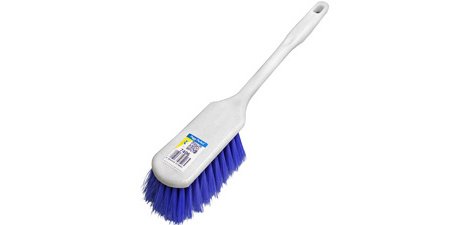 Brosse pour jante, plastique, bleu/blanc
