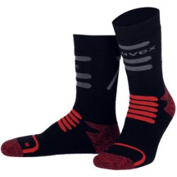 Chaussette 'Thermal', taille 43-46, noir / rouge