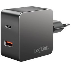 Chargeur secteur USB, 1 USB-A, 1 USB-C, 45 watts
