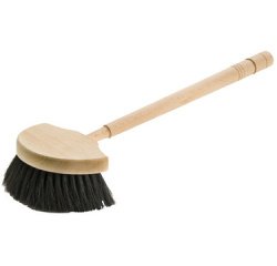 Brosse à fenêtre demi-lune, crin de cheval