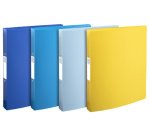 Classeur 2 anneaux 30mm polypropylène recyclé BeeBlue - A4 Maxi - Couleurs assorties