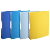 Classeur 2 anneaux 30mm polypropylène recyclé BeeBlue - A4 Maxi - Couleurs assorties