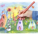 Crayon de couleur Noris jumbo - Etui de 10