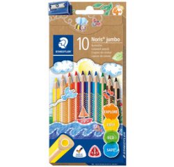 Crayon de couleur Noris jumbo - Etui de 10