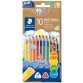 Crayon de couleur Noris jumbo - Etui de 10