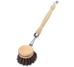 Brosse à vaisselle, bois naturel, rond