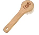 Brosse à champignons, bois naturel, rond