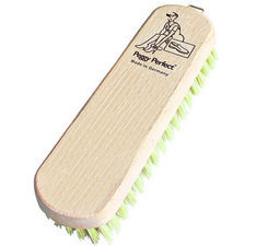 Brosse à chaussures 'Éco', bois, brosse foncée