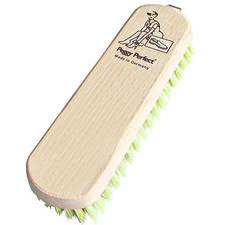 Brosse à chaussures 'Éco', bois, brosse foncée