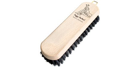 Brosse à chaussures 'Éco', bois, brosse foncée