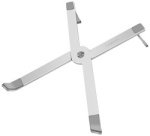 Support pour tablette/ordinateur portable, argent