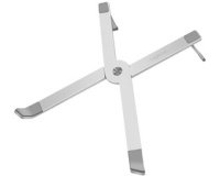 Support pour tablette/ordinateur portable, argent