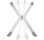 Support pour tablette/ordinateur portable, argent